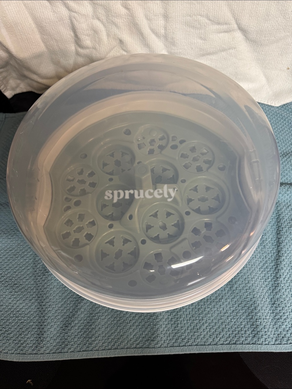 Sprucely Microwave Steam Sterilizer For Baby Bottles